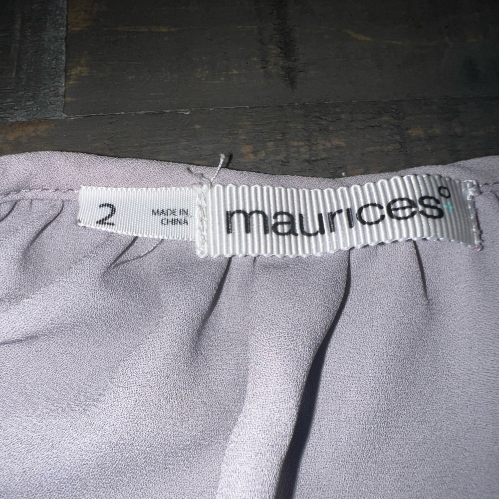 Maurice's Light Purple Sleeveless Top, 2X plus size, shirt, blouse - Picture 7 of 7